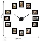 Cadre photo horloge, une touche élégante pour votre intérieur
