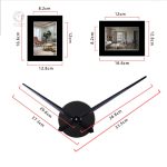 Horloge murale multifonctionnelle avec cadre pour vos images