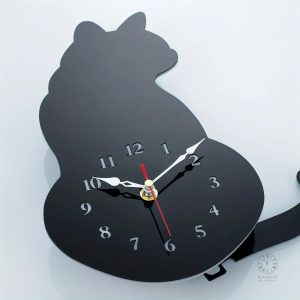 Horloge décorative chat, ajout charmant pour votre intérieur