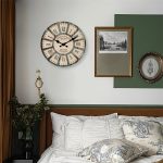 Horloge murale Chiffre Romain, style vintage et chic