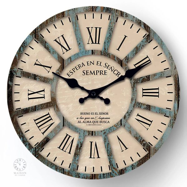 Accessoire décoratif : Horloge avec chiffres romains