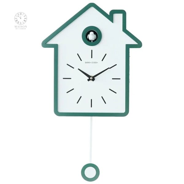 Coucou Horloge artisanale, pièce unique pour décoration intérieure
