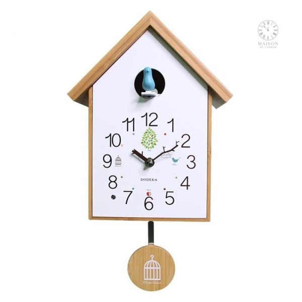 Horloge moderne Coucou avec aiguilles stylisées