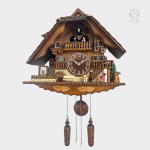 Coucou Horloge Suisse en bois traditionnel