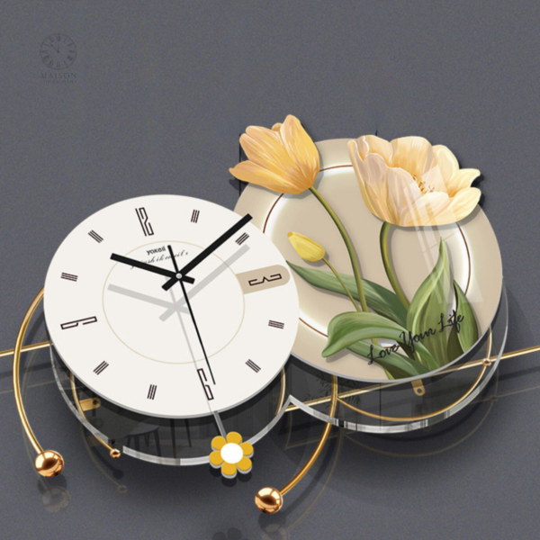 Accessoire mural horloge chic pour embellir votre intérieur
