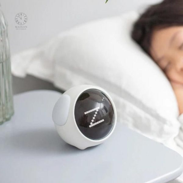 Horloge réveil enfant avec motifs emoji expressifs
