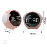 Horloge amusante pour enfants, thème emoji coloré