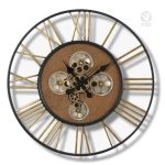 Horloge à engrenages, fusion d'art et fonctionnalité