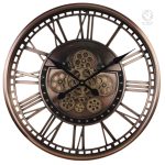 Mécanisme d'engrenages pour horloge à chiffres romains