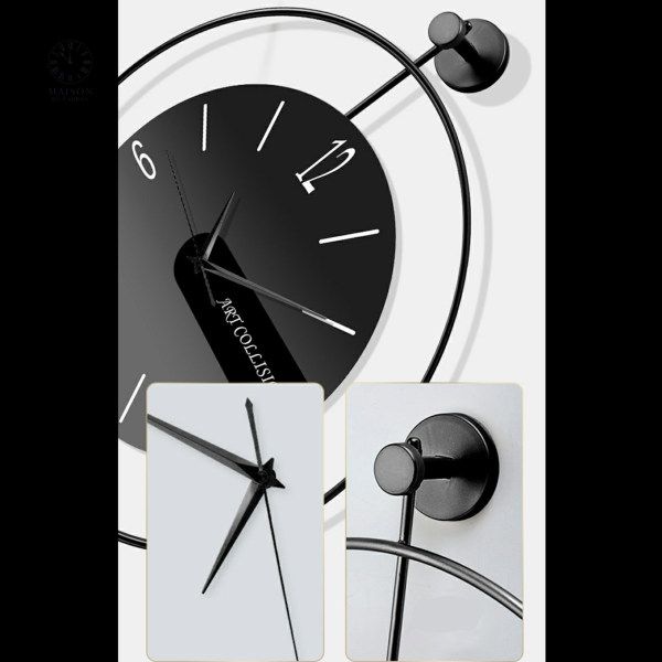 Horloge murale design élégante et contemporaine