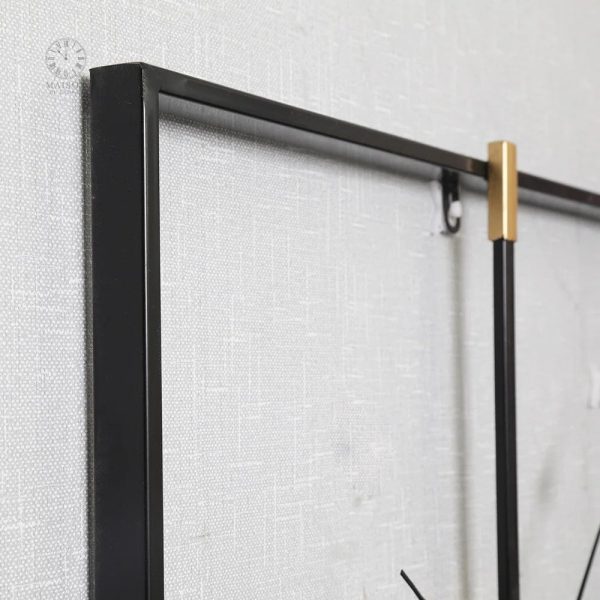 Horloge carrée élégante pour décoration intérieure