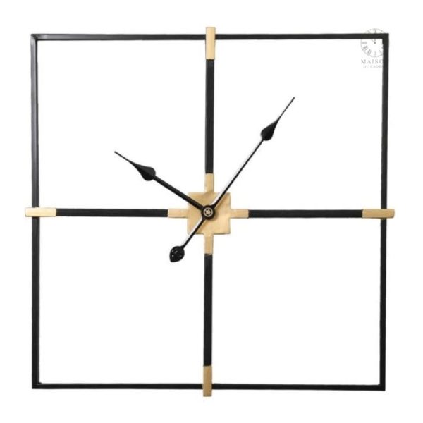 Grande horloge carrée pour salon ou bureau