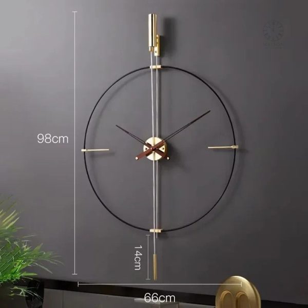 Horloge murale grande taille pour un impact visuel fort