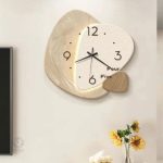 Horloge Murale Design Naturel en bois élégant