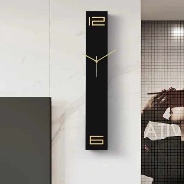Horloge en bois moderne pour décoration intérieure