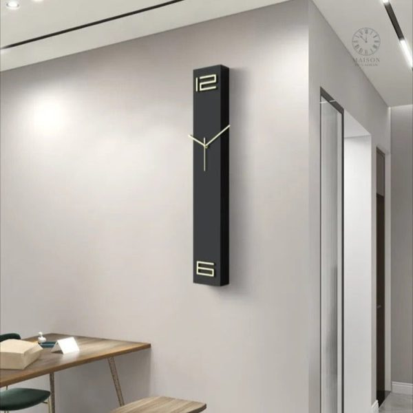 Horloge murale en bois, style rustique et chic