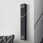 Horloge en bois grand format, ajout décoratif unique