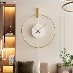 Horloge décorative 80 cm, style contemporain