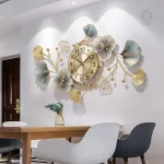 Accessoire décoratif mural : grande horloge pour salon