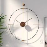 Horloge murale élégante au style contemporain