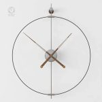 Horloge murale minimaliste pour salon chic