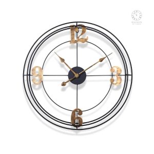 Grande horloge murale, design vintage élégant