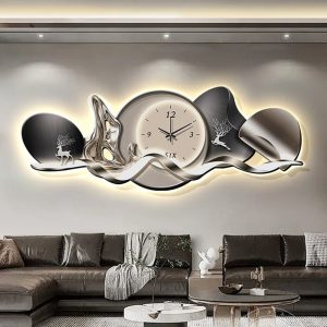 Horloge murale LED design pour une décoration contemporaine