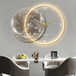 Horloge Murale Lumineuse avec chiffres clairs et lisibles