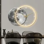 Grande Horloge Murale au style contemporain et élégant