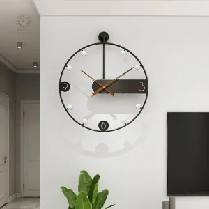 Grande Horloge Murale Moderne en design élégant