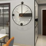 Horloge Murale avec chiffres minimalistes