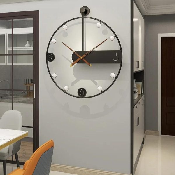 Horloge Murale avec chiffres minimalistes