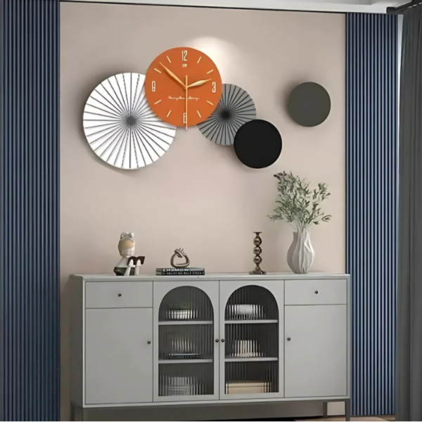 Horloge murale moderne avec style scandinave
