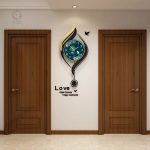 Horloge murale moderne avec style distinctif