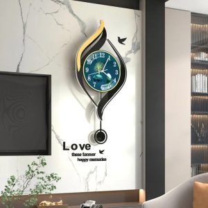 Grande horloge murale au look contemporain