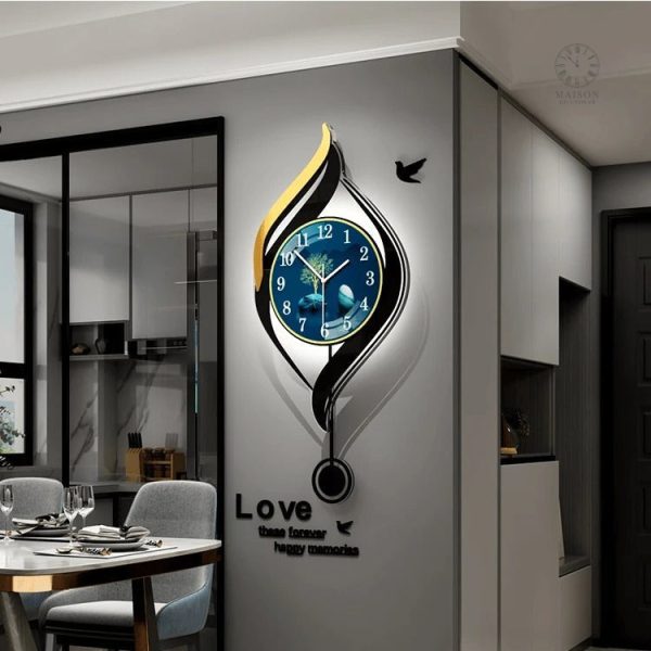 Horloge murale créative, ajout élégant à votre espace