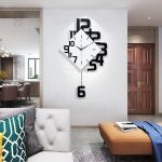 Horloge murale unique au style contemporain
