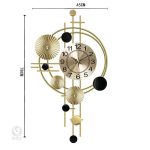 Grosse horloge au look chic pour décoration intérieure
