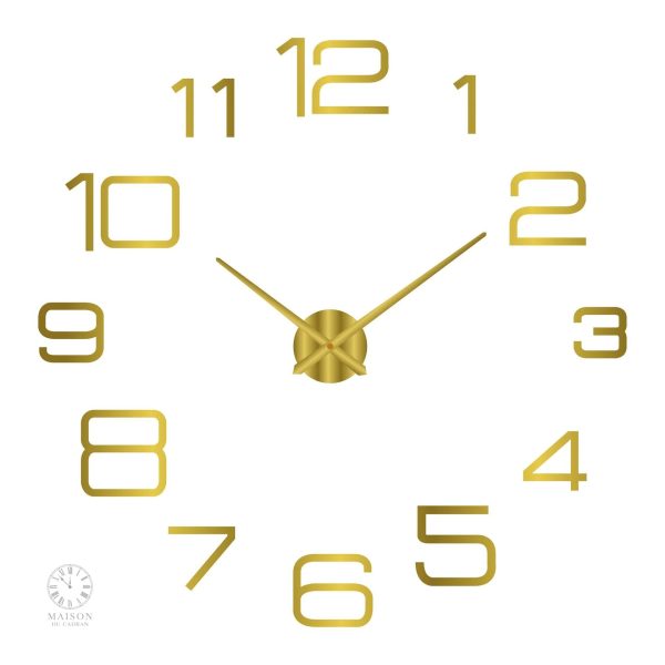 Horloge murale 3D pour un intérieur stylé