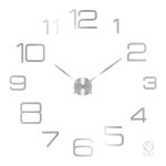 Accessoire décoratif horloge 3D unique pour murs