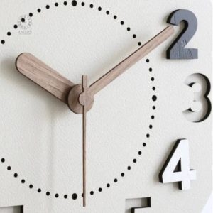 Horloge décorative 3D pour un intérieur scandinave
