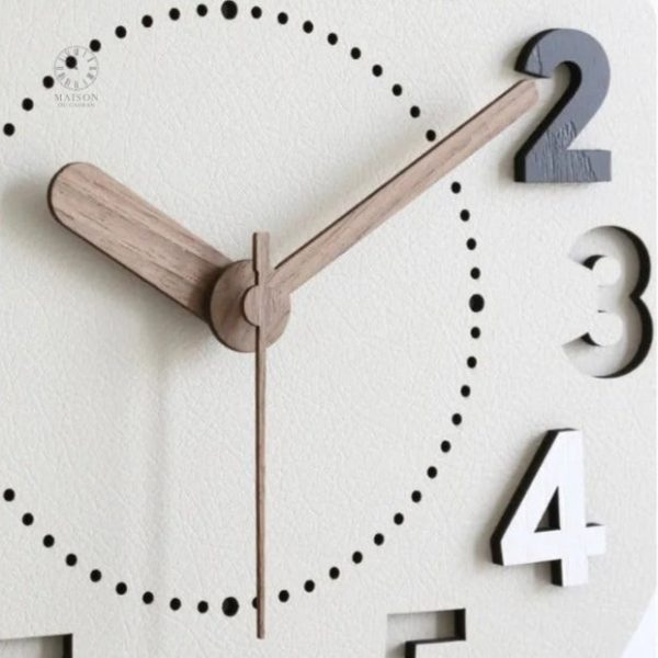 Horloge décorative 3D pour un intérieur scandinave