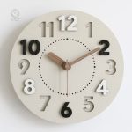 Horloge 3D design scandinave pour salon élégant