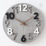 Horloge murale scandinave avec effet 3D sophistiqué