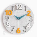 Horloge 3D stylée pour décoration intérieure scandinave