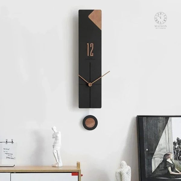 Horloge à Balancier murale décorative vintage