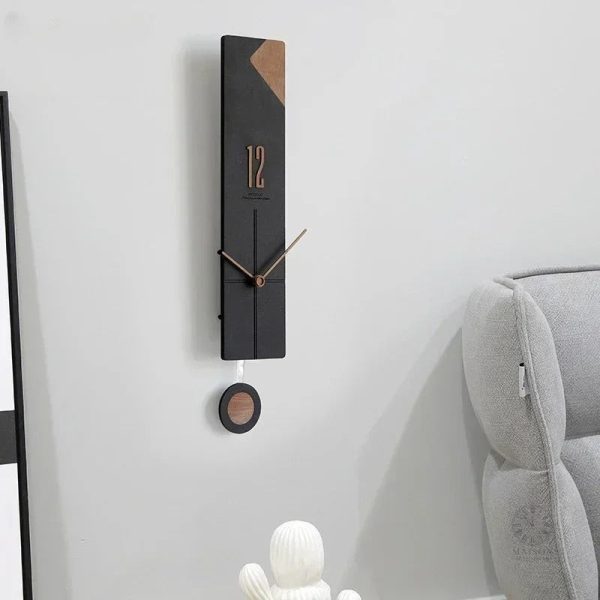Horloge à balancier classique pour décoration intérieure