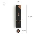 Horloge murale à balancier, pièce maîtresse unique