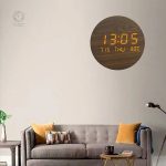 Horloge à Led avec affichage numérique lumineux