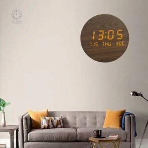 Horloge à Led avec affichage numérique lumineux